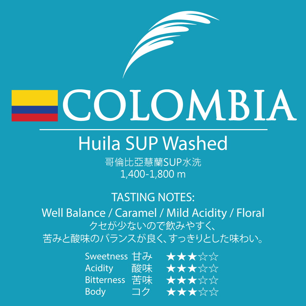 Colombia-Huila-SUP-Washed Colombia-Huila-SUP-Washed